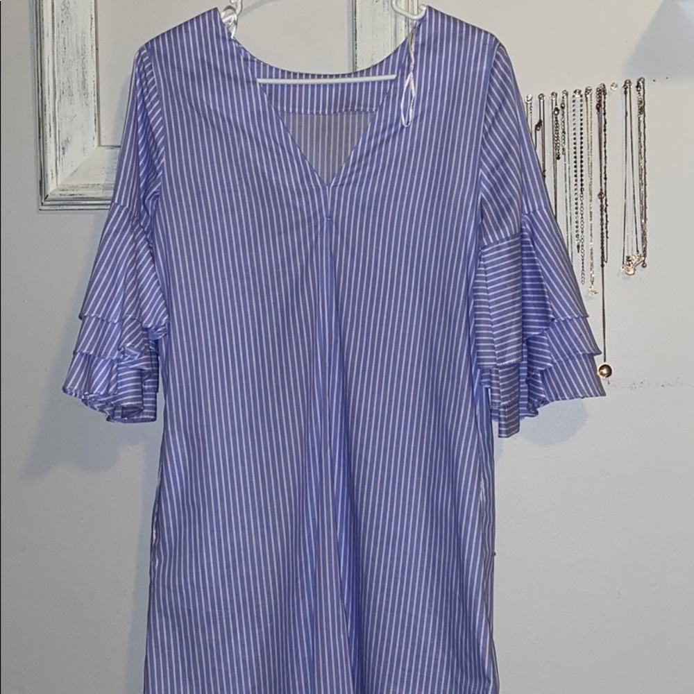 Zara striped dress
